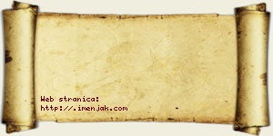 Jovana Gašpar vizit kartica